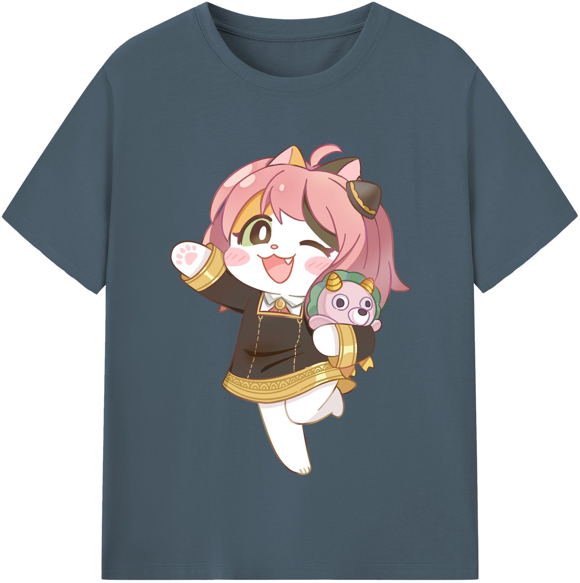 （画像用） SPY×FAMILY间谍家家酒 綿100％半袖Tシャツ（フロントプリント）